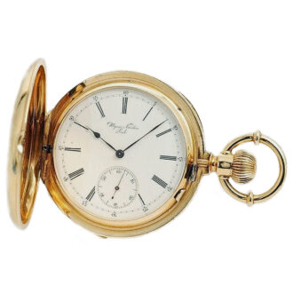 Swiss rare gold precision pocket lever chronometer Circa 1885