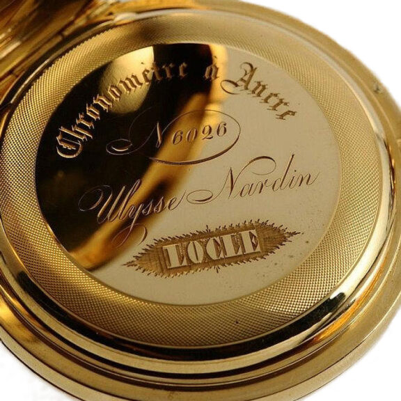 Swiss rare gold precision pocket lever chronometer Circa 1885 Swiss rare gold precision pocket lever chronometer Circa 1885