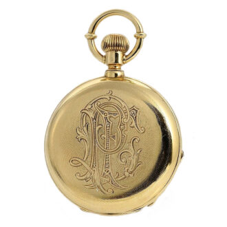 Swiss rare gold precision pocket lever chronometer Circa 1885