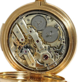 Danish repeating watch with indirect centre seconds Circa 1890