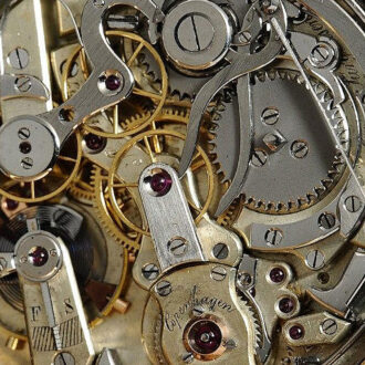 Danish 18k gold minute repeating chronograph Circa 1877