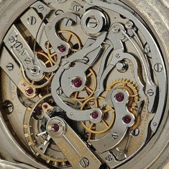 Swiss chronometer with split seconds chronograph Circa 1927