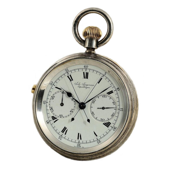 Swiss chronometer with split seconds chronograph Circa 1927