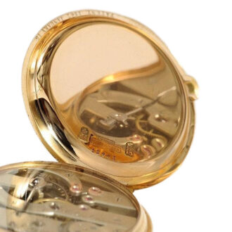 Danish 18k gold rare lady's pocket watch Circa 1885