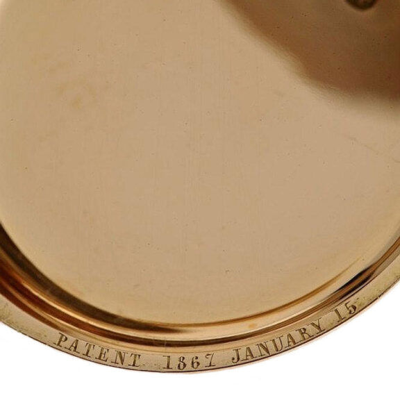 Danish 18k gold rare lady's pocket watch Circa 1885 Danish 18k gold rare lady's pocket watch Circa 1885