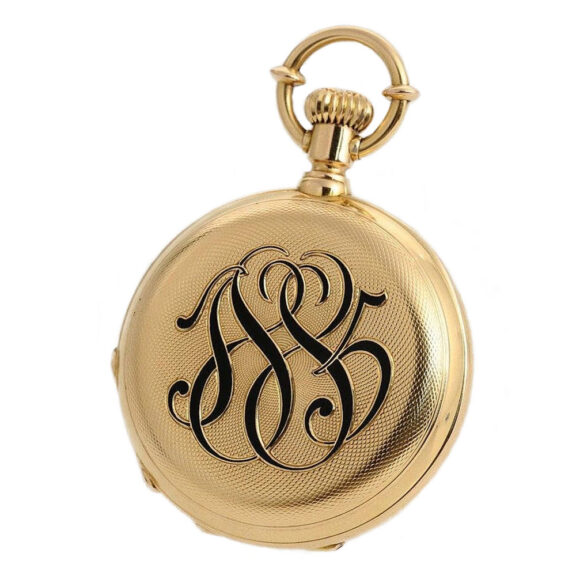 Danish 18k gold rare lady's pocket watch Circa 1885 Danish 18k gold rare lady's pocket watch Circa 1885