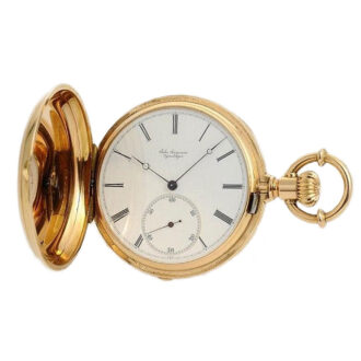 Danish 18k gold rare lady's pocket watch Circa 1885