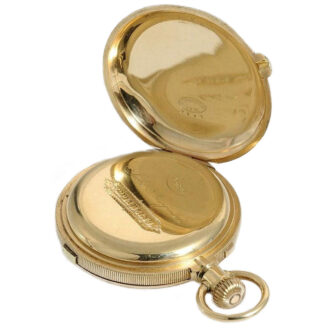 Danish "seconde foudroyante" gold pocket watch Circa 1863