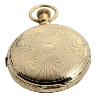 Danish "seconde foudroyante" gold pocket watch Circa 1863
