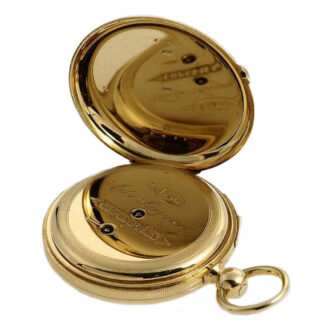 Danish rare quarter repeating gold pocket watch Circa 1849