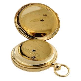 Danish massive 18k gold experimental pocket watch Circa 1850