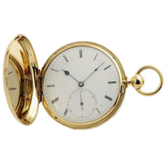 Danish massive 18k gold experimental pocket watch Circa 1850