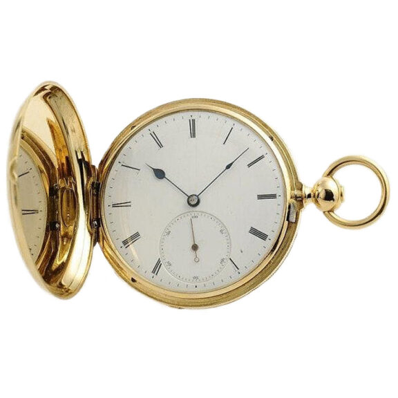 Danish massive 18k gold experimental pocket watch Circa 1850