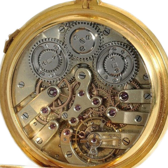 Swiss decorative watch with jumping centre seconds Circa 1890 Swiss decorative watch with jumping centre seconds Circa 1890