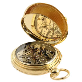 Swiss quarter repeater with independent dead seconds Circa 1850