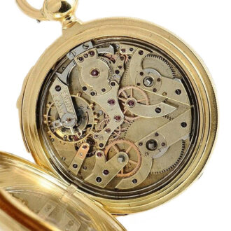 Swiss quarter repeater with independent dead seconds Circa 1850