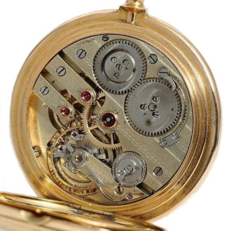 Swiss chronometer with pivoted detent escapement Circa 1895