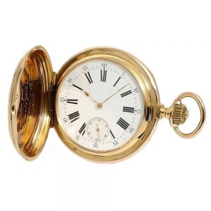 Swiss chronometer with pivoted detent escapement Circa 1895