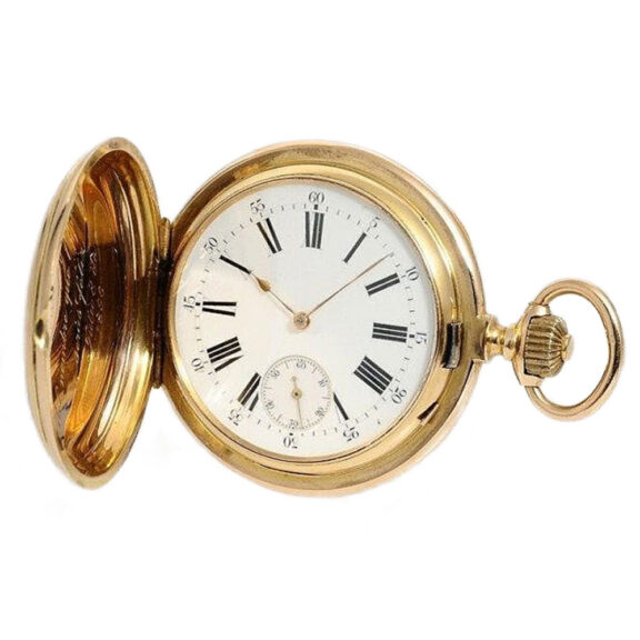 Swiss chronometer with pivoted detent escapement Circa 1895