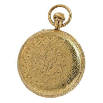 English pocket watch with spring detent escapement Circa 1890
