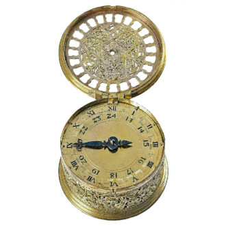 Early German verge clock watch with hour self strike Circa 1560