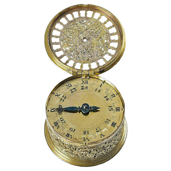 Early German verge clock watch with hour self strike Circa 1560