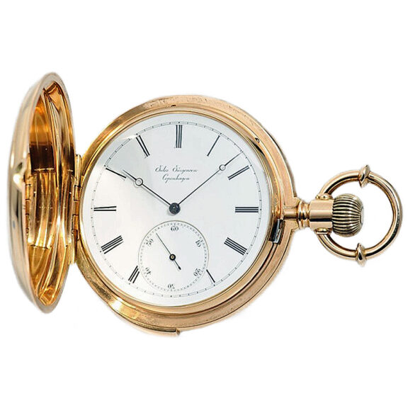 Danish five-minute repeating pocket watch Circa 1890