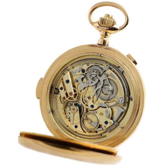 Swiss complicated repeating watch with chronograph Circa 1897