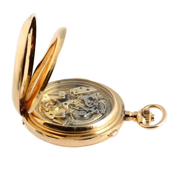 Swiss complicated repeating watch with chronograph Circa 1897 Swiss complicated repeating watch with chronograph Circa 1897