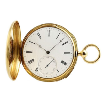 Dutch elegant gold quarter repeating pocket watch Circa 1855