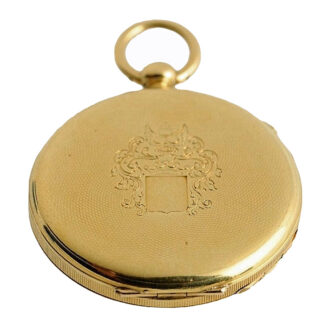 Dutch elegant gold quarter repeating pocket watch Circa 1855