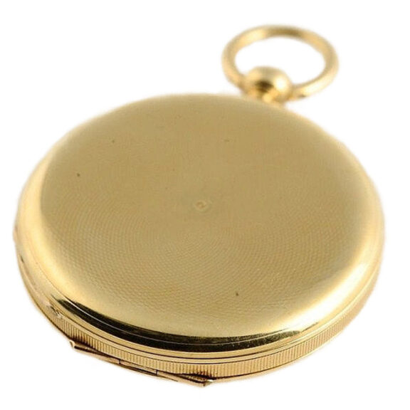 Dutch elegant gold quarter repeating pocket watch Circa 1855 Dutch elegant gold quarter repeating pocket watch Circa 1855