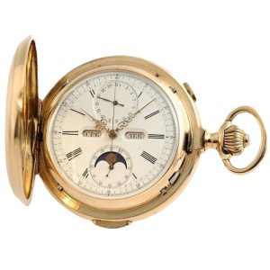 Swiss repeating pocket watch for the Russian Market Circa 1900