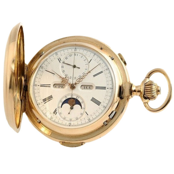Swiss repeating pocket watch for the Russian Market Circa 1900