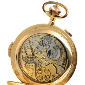 Swiss quarter repeating chronograph with full calendar Circa 1900