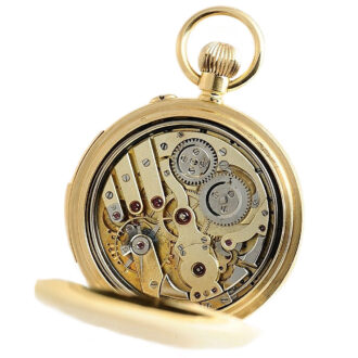 Swiss gold minute repeater with Westminster carillon Circa 1905
