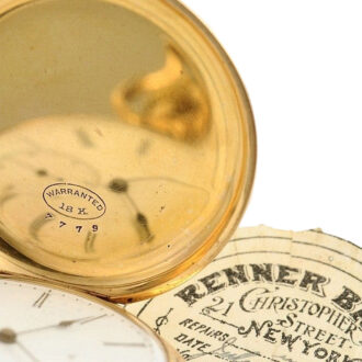 German pocket watch for the North American market Circa 1880