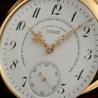 German extremely rare 18k rose gold pocket watch Circa 1906
