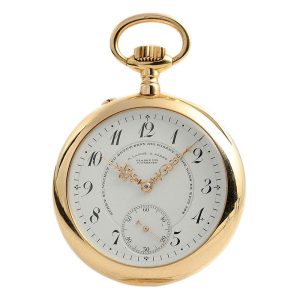 German extremely rare 18k rose gold pocket watch Circa 1906