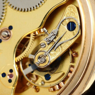 German extremely rare 18k rose gold pocket watch Circa 1906