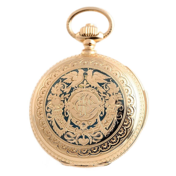 German gold Glashütte minute repeating watch Circa 1891 German gold Glashütte minute repeating watch Circa 1891