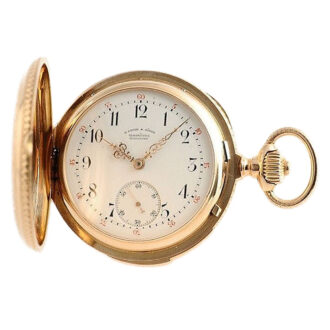 German gold Glashütte minute repeating watch Circa 1891