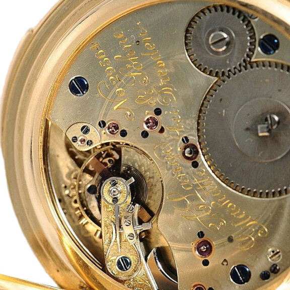 German gold Glashütte minute repeating watch Circa 1891 German gold Glashütte minute repeating watch Circa 1891