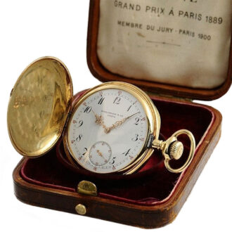Swiss 18k gold pocket watch with original box Circa 1903 Swiss 18k gold pocket watch with original box Circa 1903