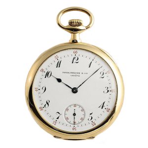 Swiss fine 18k gold gentleman's pocket watch Circa 1907