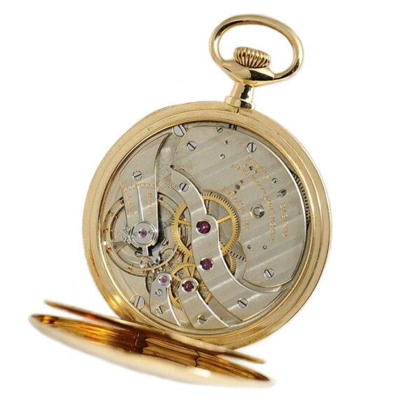 Swiss fine 18k gold gentleman's pocket watch Circa 1907 Swiss fine 18k gold gentleman's pocket watch Circa 1907