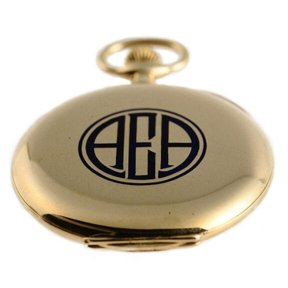 Swiss fine 18k gold gentleman's pocket watch Circa 1907 Swiss fine 18k gold gentleman's pocket watch Circa 1907
