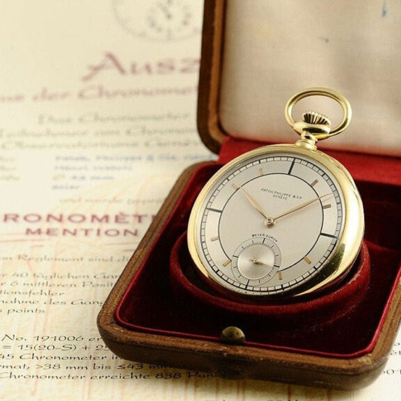 Swiss rare 18K gold lever chronometer pocket watch Circa 1919 Swiss rare 18K gold lever chronometer pocket watch Circa 1919