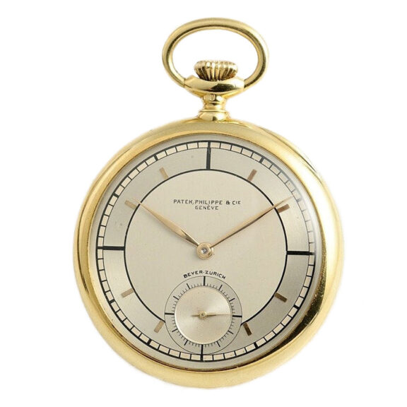 Swiss rare 18K gold lever chronometer pocket watch Circa 1919