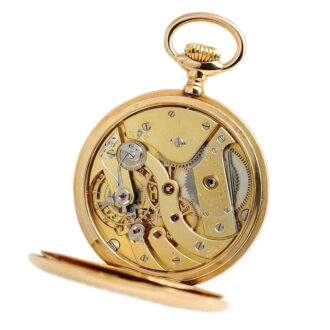 Swiss rose gold Geneva watch with 24h indicator Circa 1910 Swiss rose gold Geneva watch with 24h indicator Circa 1910